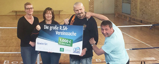 1.000 € Spende von Radio R.SA